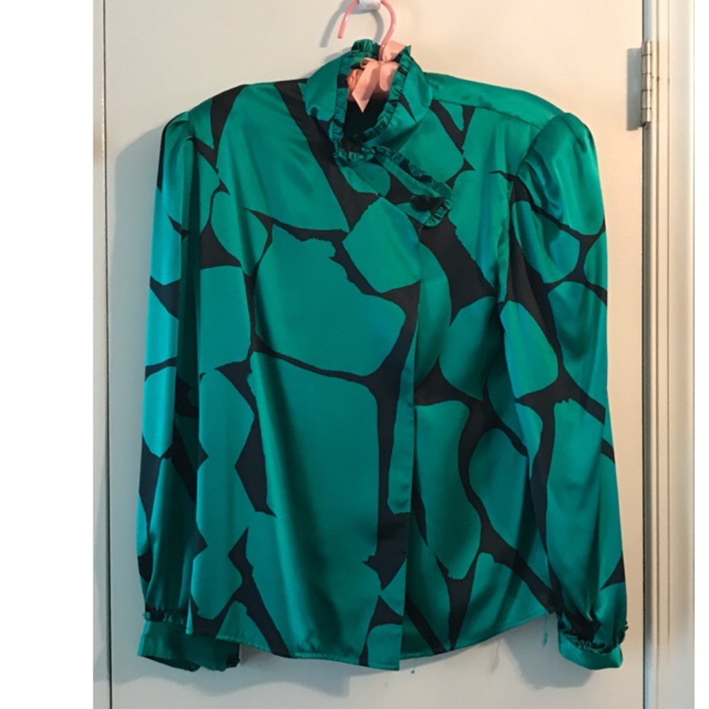 Vintage Nolan Miller The Dynasty Collection Blouse